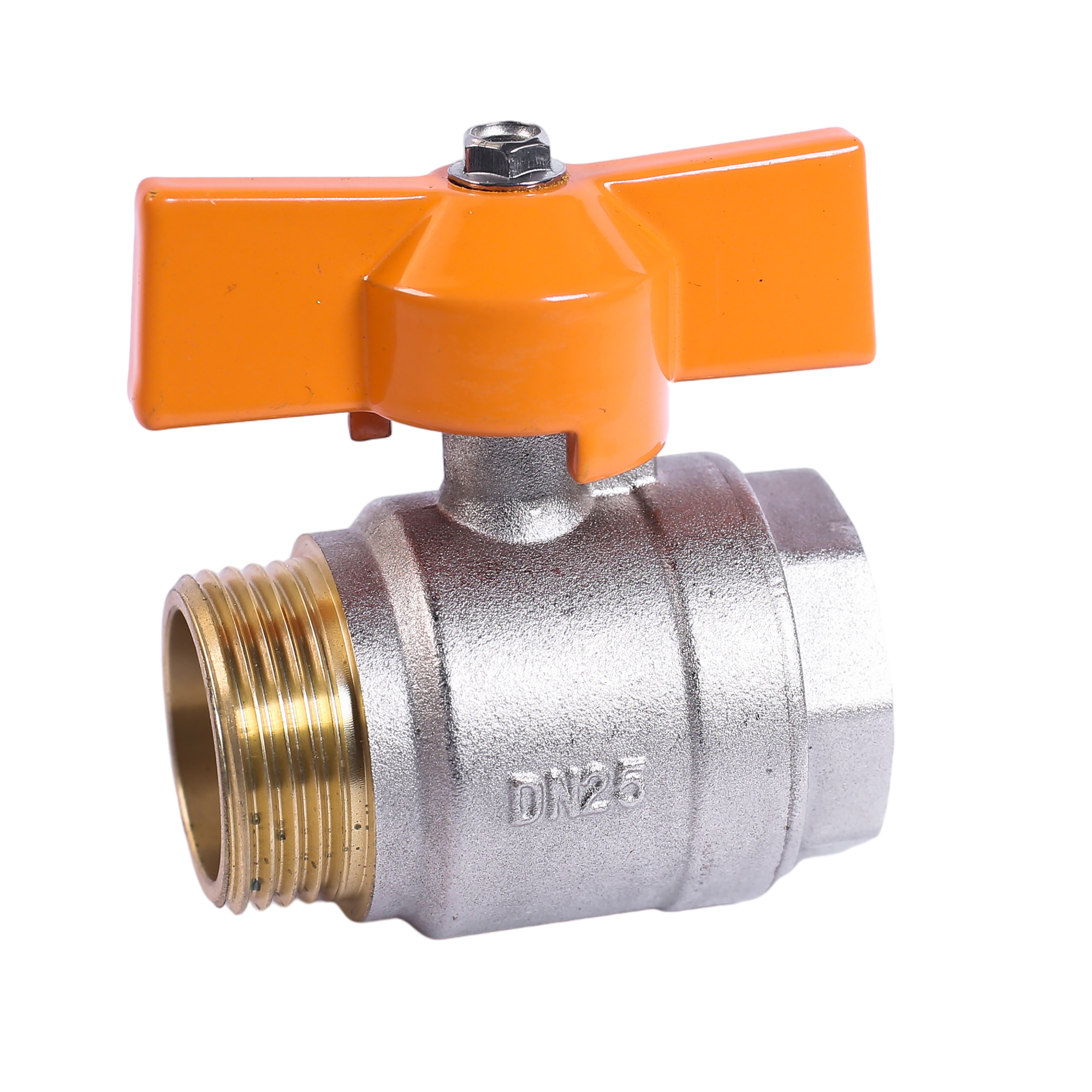 VALVOLA A SFERA MINIBALL MINI VALVOLA IN OTTONE 1/2 MF MASCHIO-FEMMINA