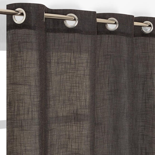 Home collections - tenda con anelli notte / oscurante 135x280 cm marrone Home collections - tenda con anelli notte / oscurante 135x280 cm marrone