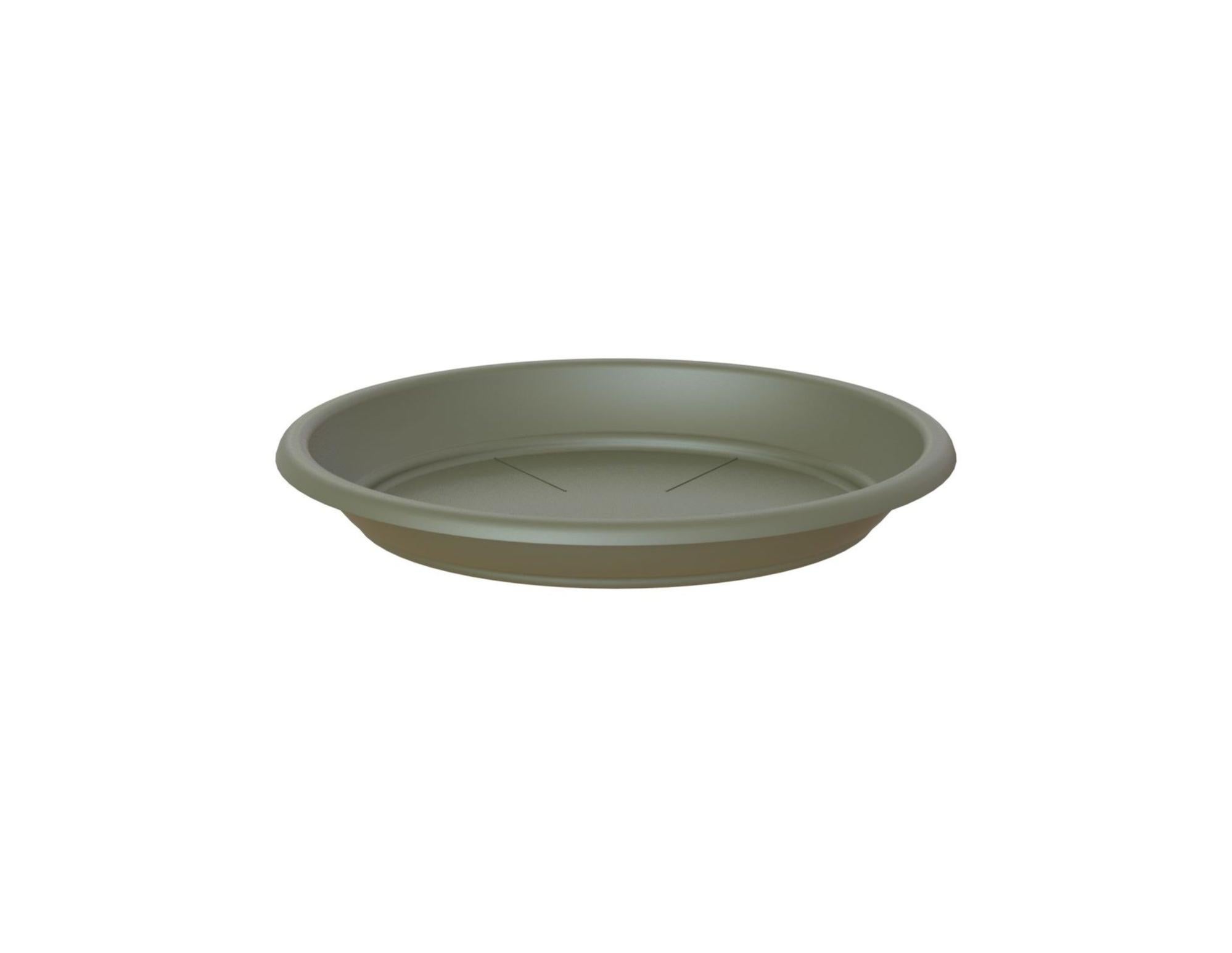 Sottovasi Rotondi In Plastica Per Vasi, 9 Misure, Colori Nero E Terracotta, Resistenti UV - 4
