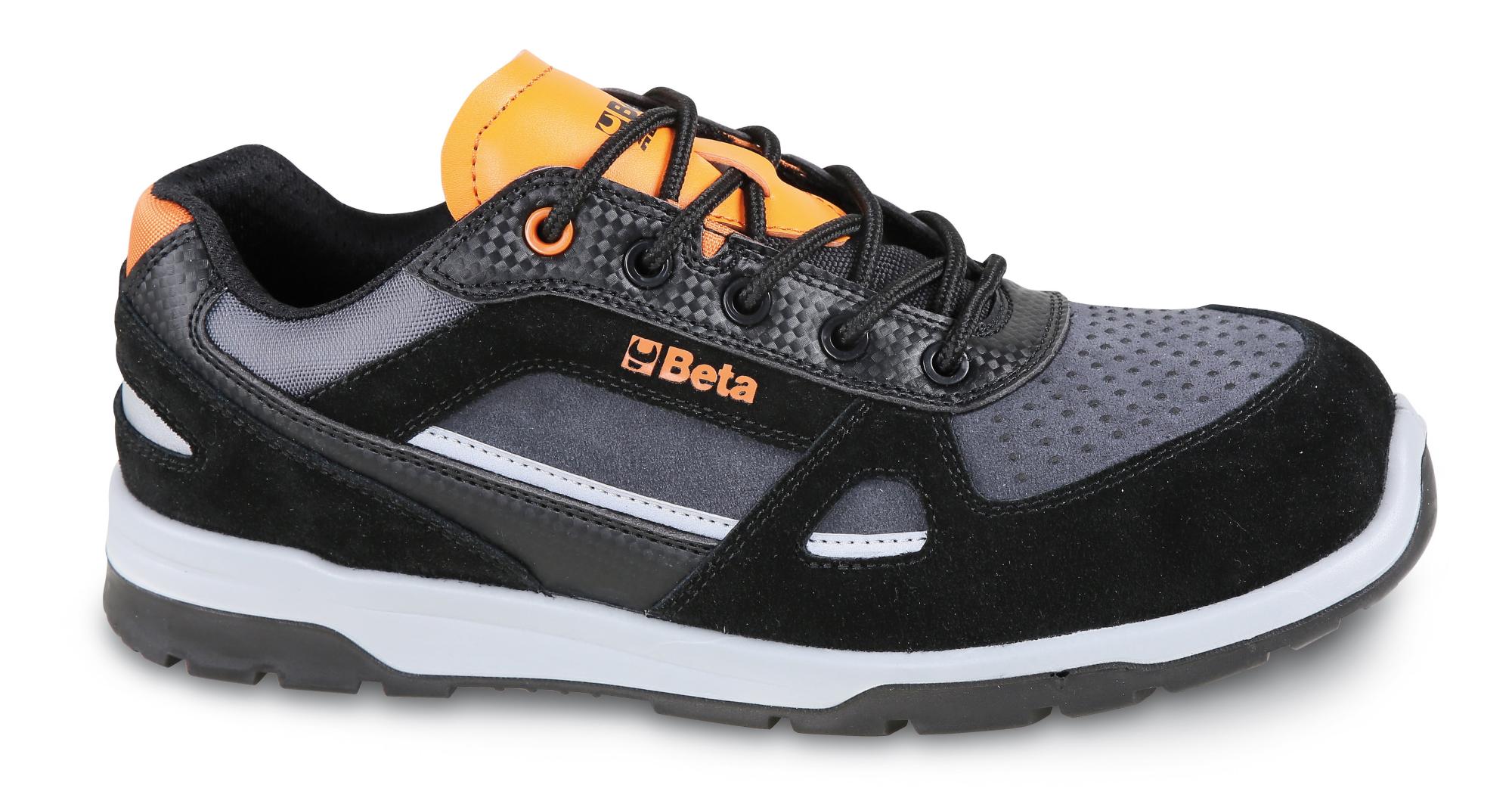 Scarpe antinfortunistiche basse BETA 7315AN S3 n° 38 grigio e nero e  arancione