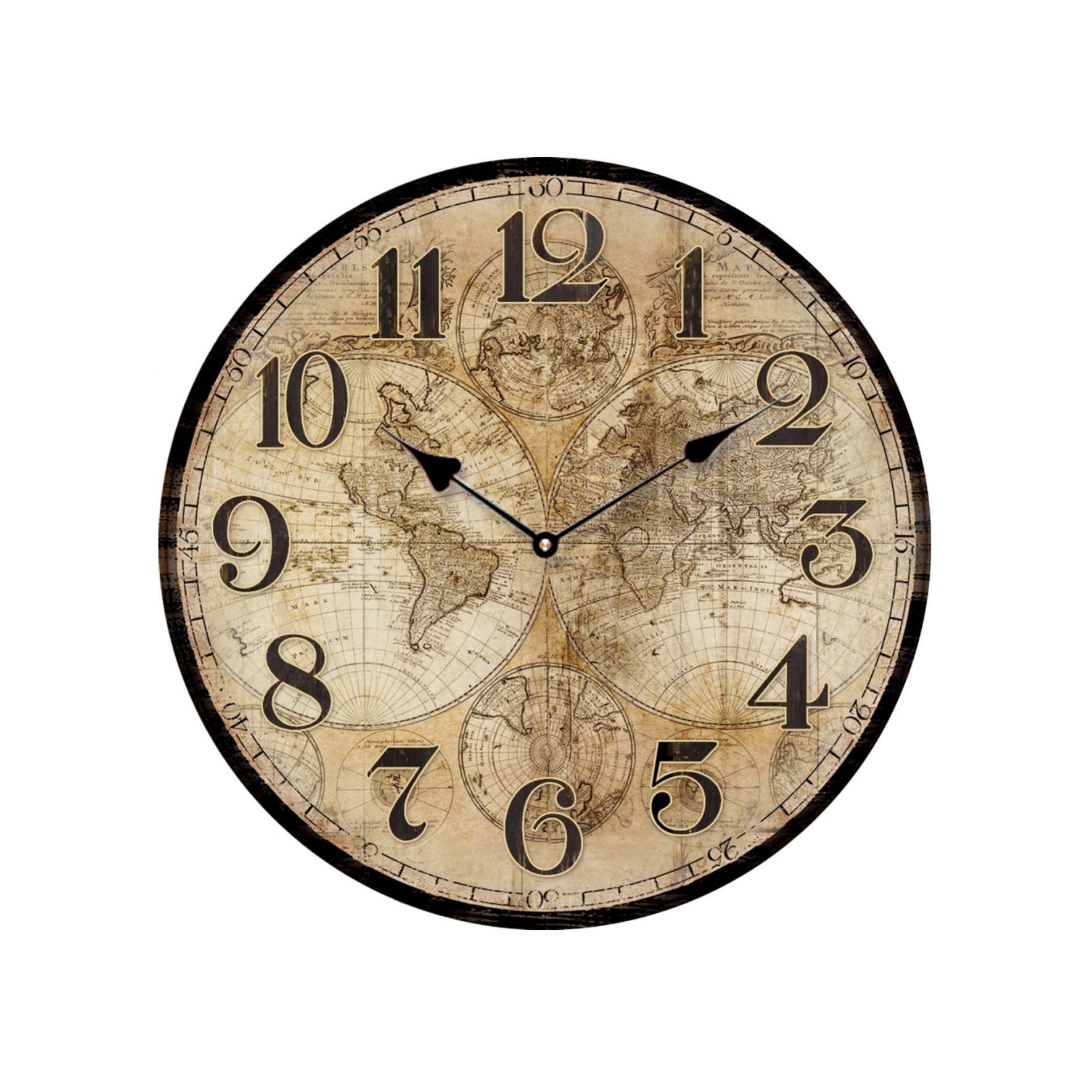 Orologio da parete HALO, grigio e rosso