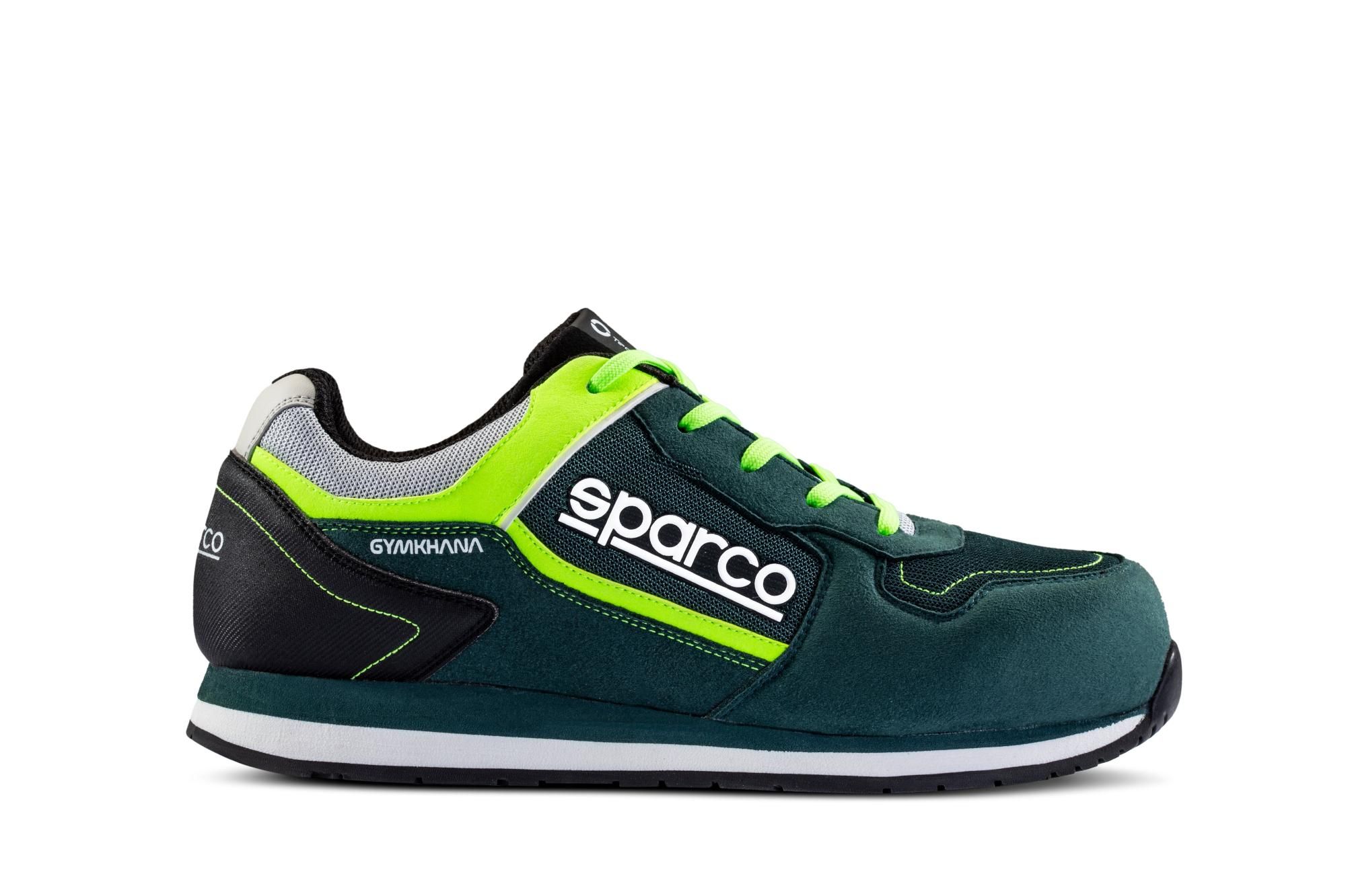 Scarpe antinfortunistiche basse SPARCO Gymkhana S1P n 42 verde e