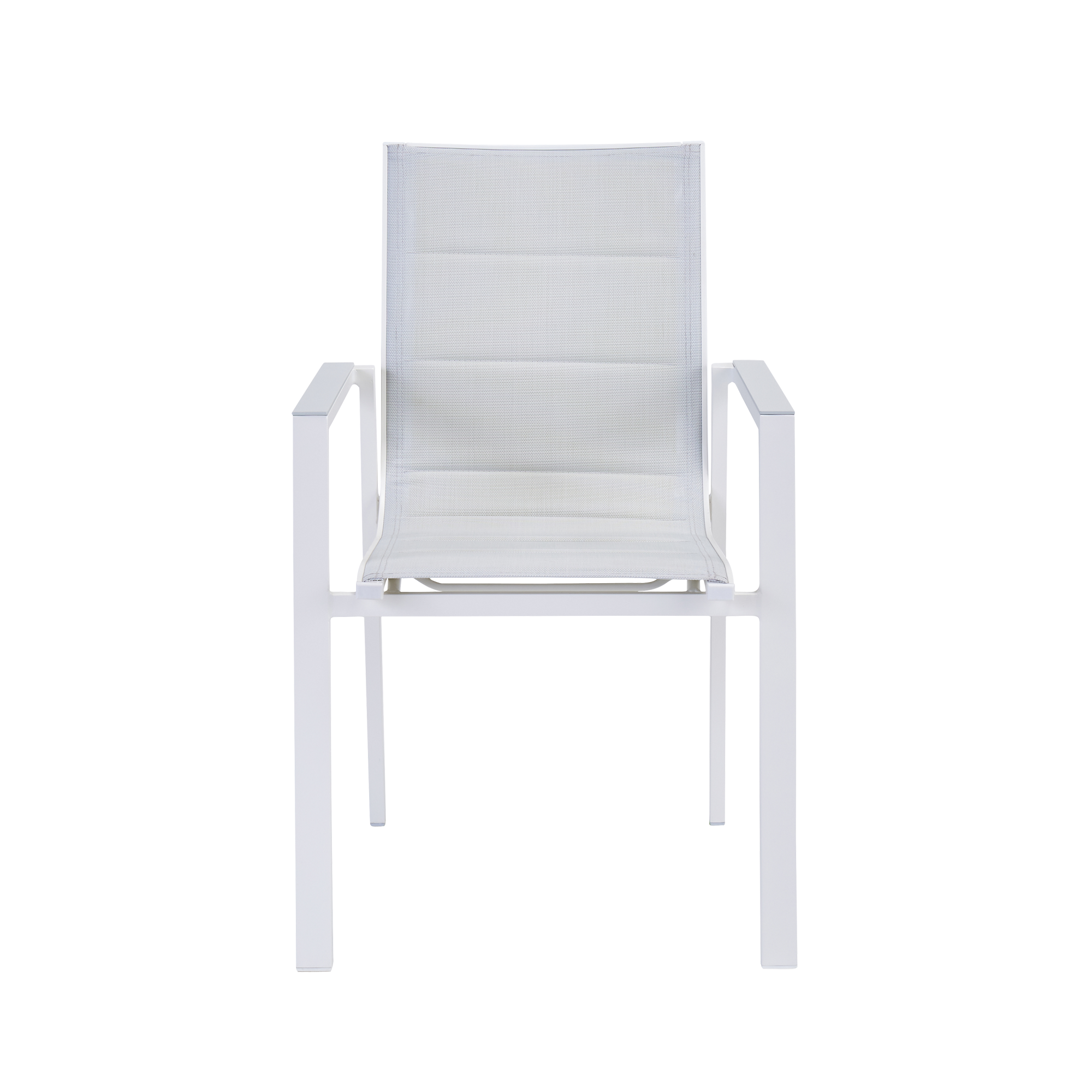 Set tavolo e sedie Odyssea NATERIAL in alluminio per 10 persone, bianco ...