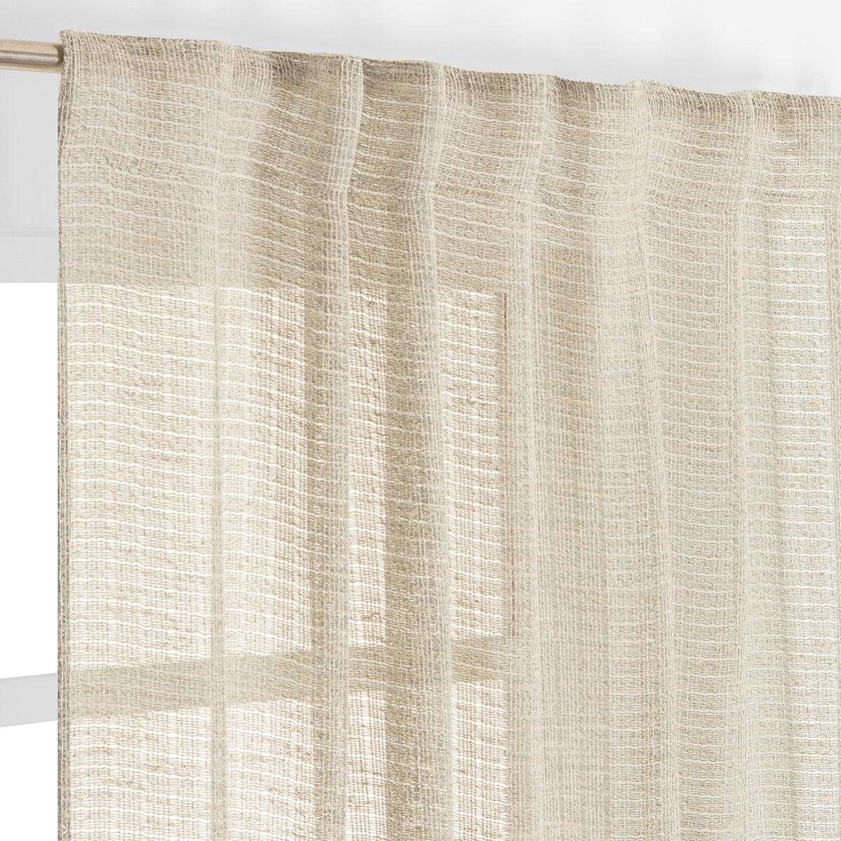 Linea Oro Tenda A Pannello Singolo Semitrasparente – Verde, Cm 140x280, Tessuto Di Alta Qualità, Per Soggiorno O Camera