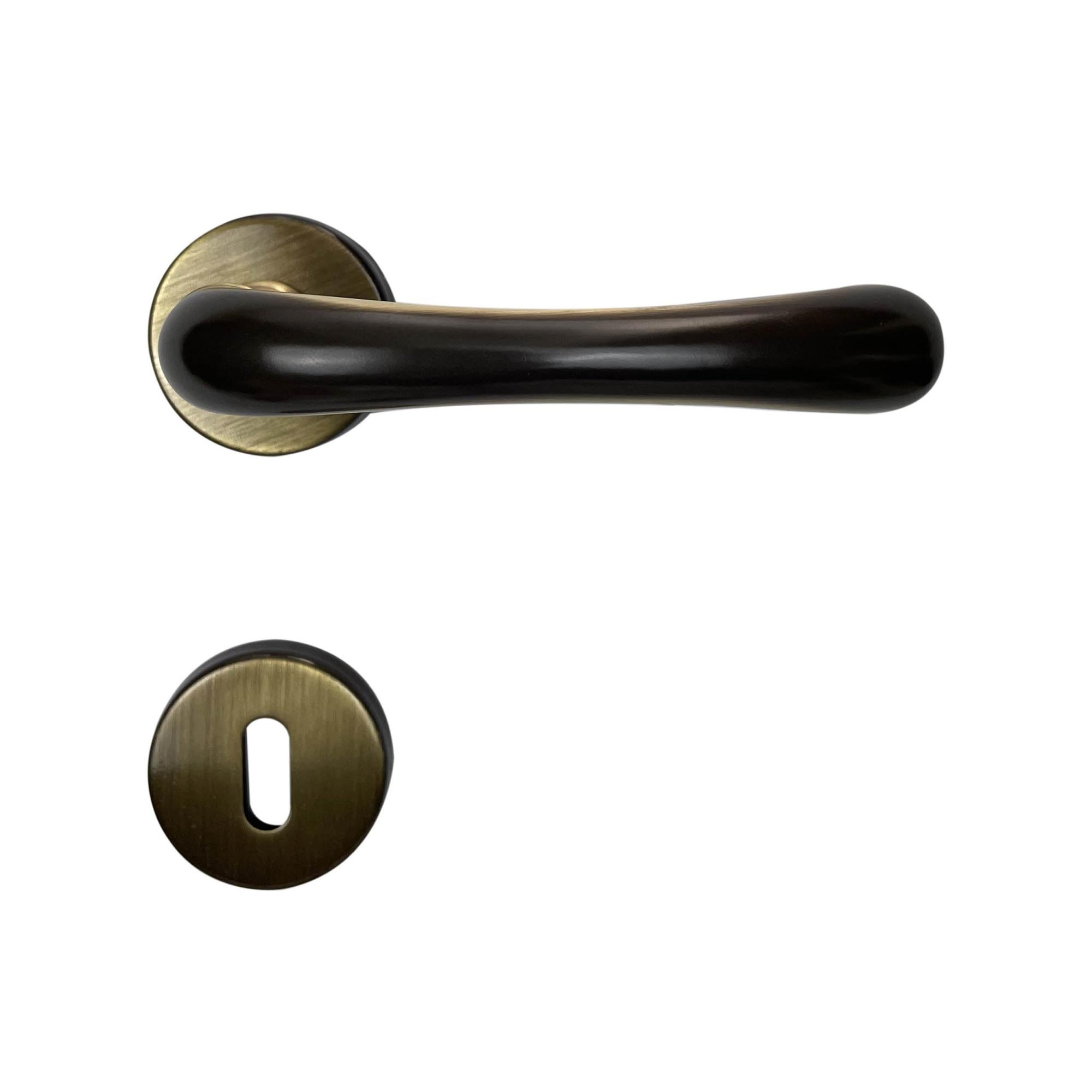 Calex Rosetta Da Soffitto A 3 Fori – Diametro 100mm, Colore Bronzo Opaco, Per Lampade E Sospensioni
