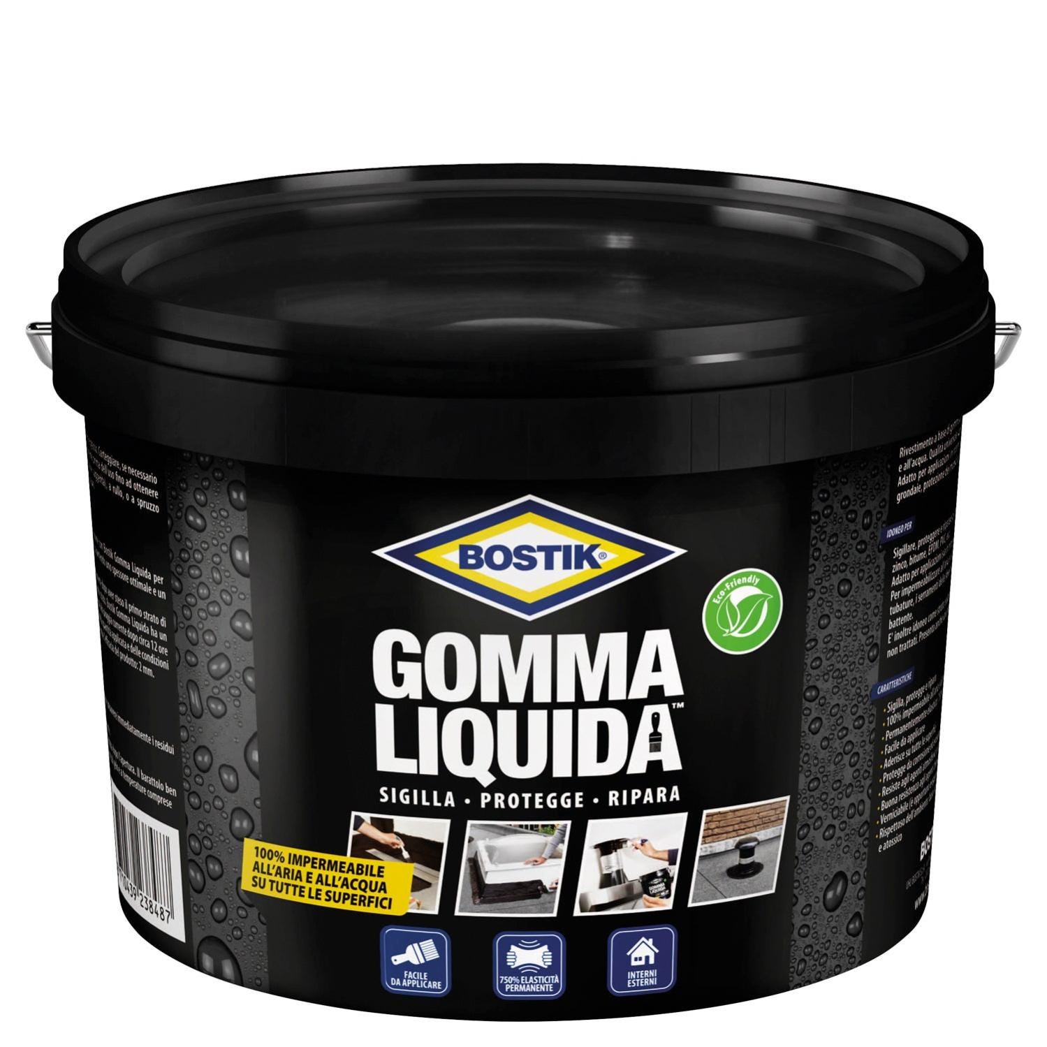 Impermeabilizzante BOSTIK Gomma Liquida 5 L