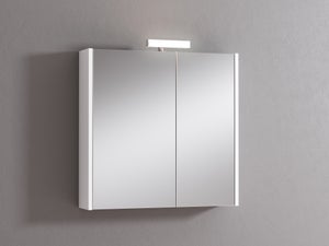 Pensile con luce L 70 x P 15 x H 67 cm bianco