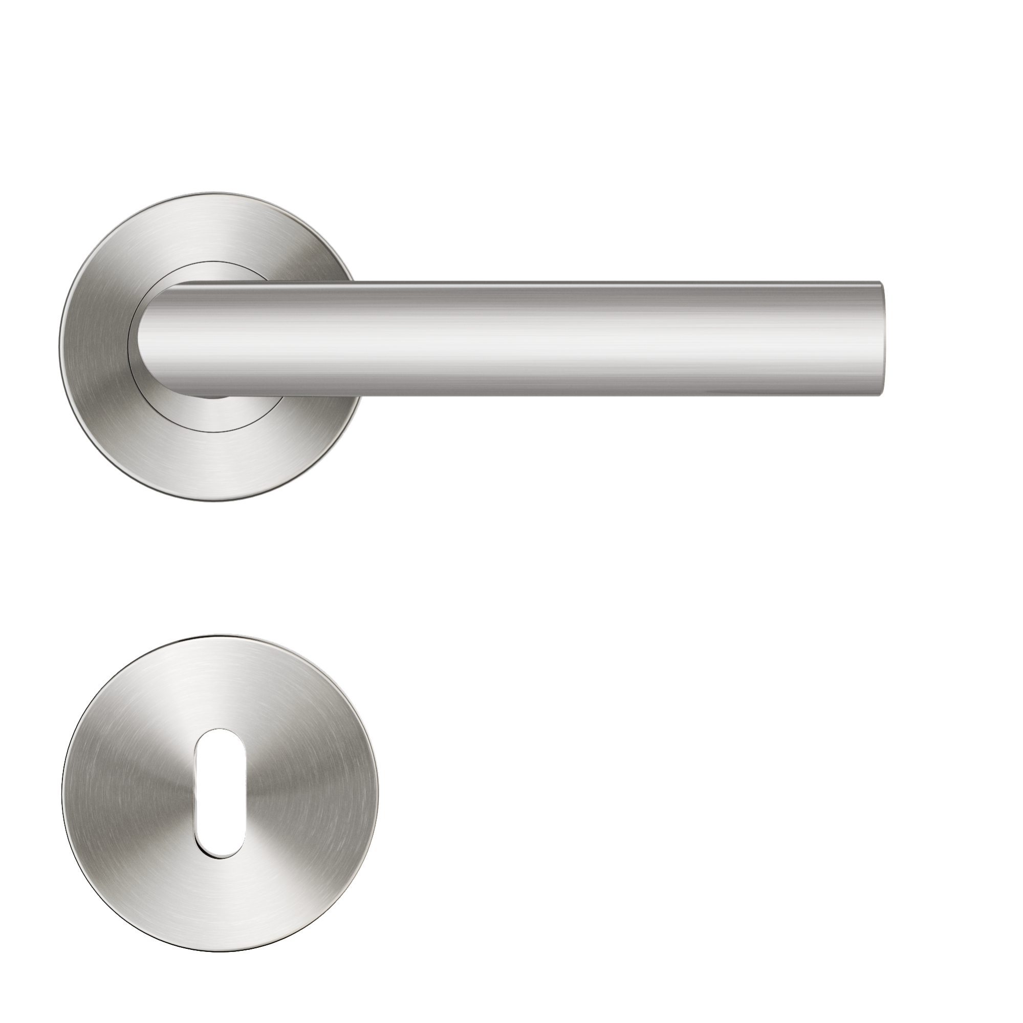 Maniglia Per Mobili Stile Contemporaneo Prodotto In Zama Finitura Nichel Satinato Distanza Tra I Punti 160 Mm Misure 1892520 Mm Sistema Di Fissaggio A Vite Include Viti M4 49267135