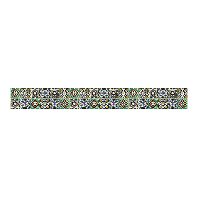 Sticker paraschizzi adesivo Azulejos 47.5x70 cm multicolore