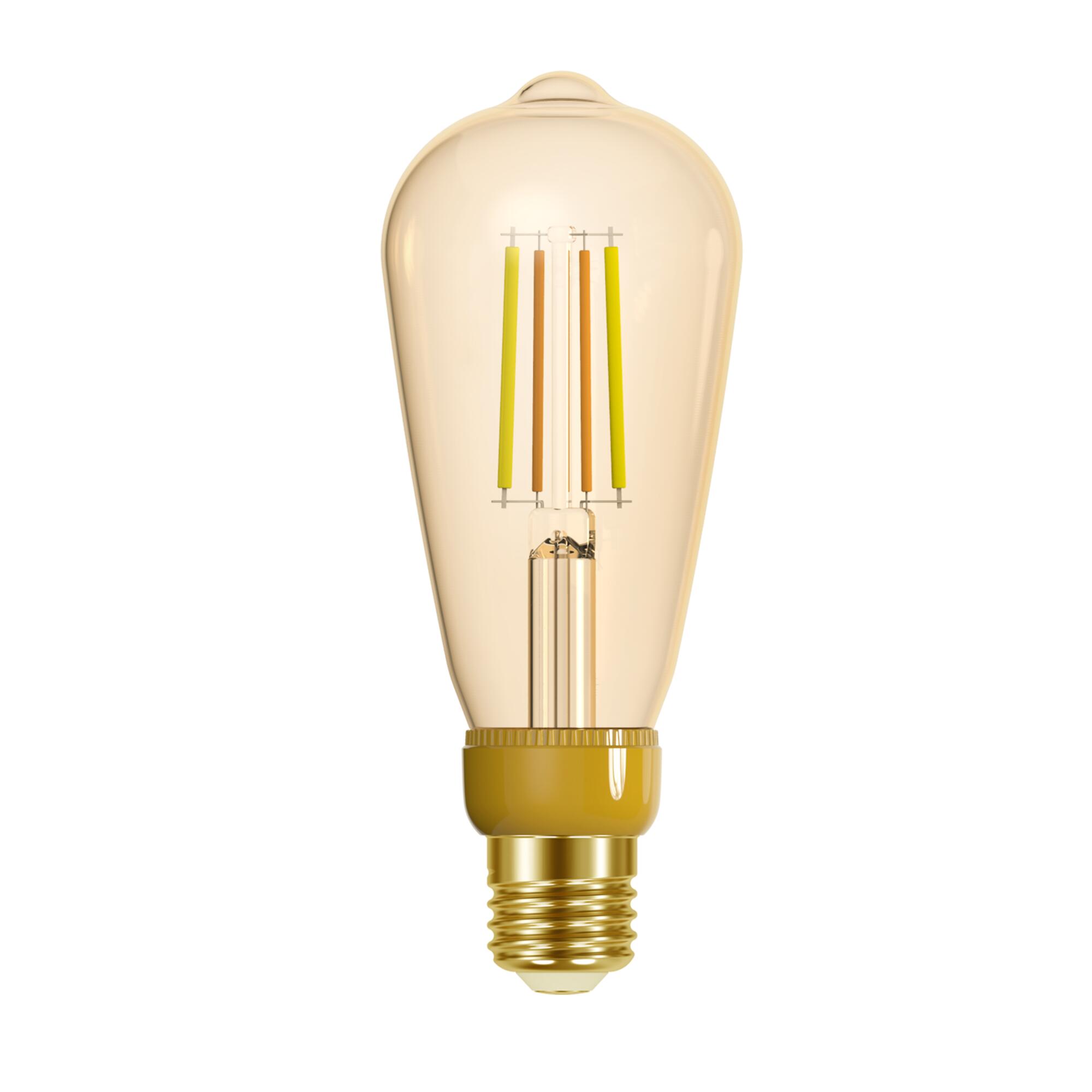 Lampadina smart LED, faretto, ambrato, cct, 7W=806LM (equiv 60 W), 320° ,  LEXMAN