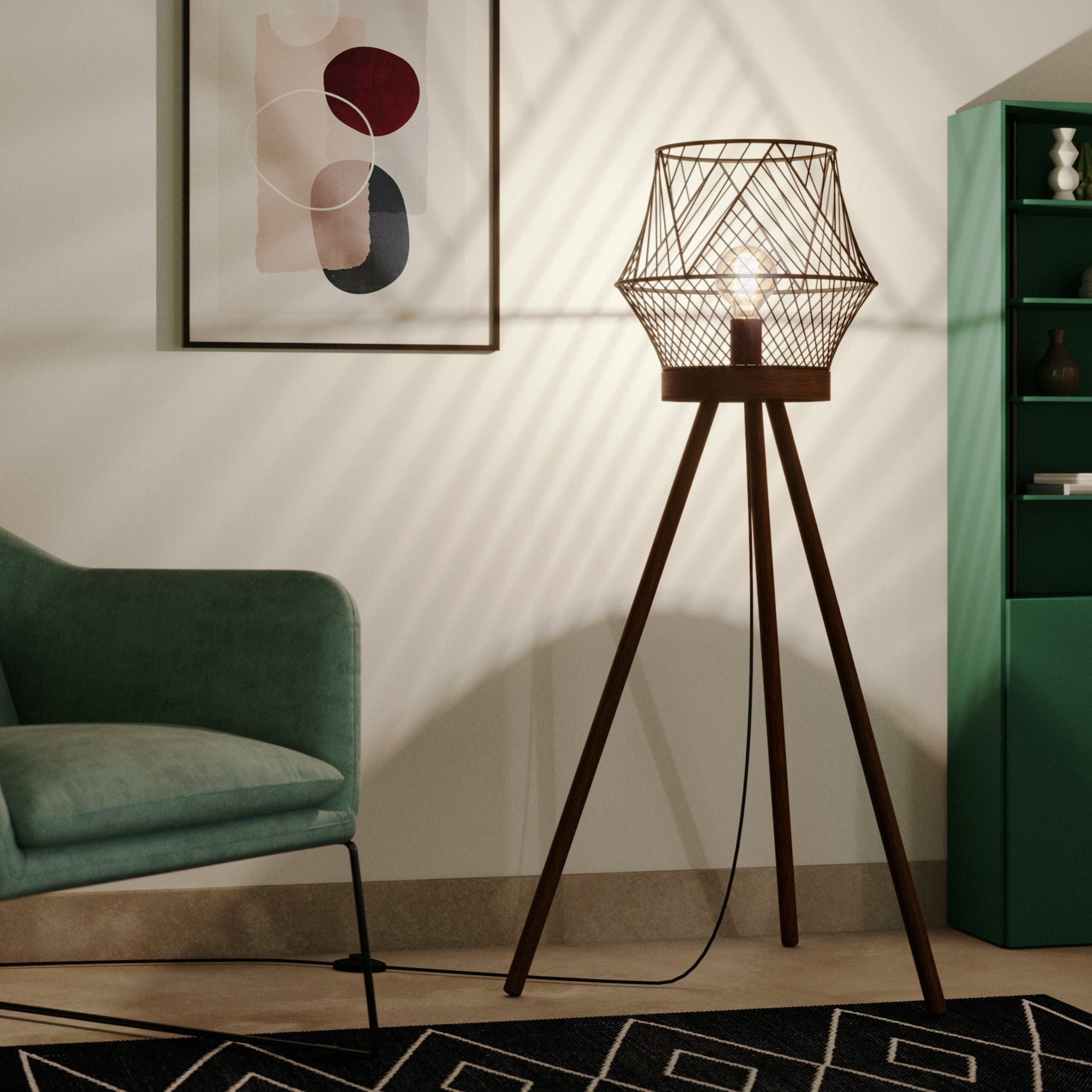 LAMPADA TREPPIEDI 123174C METALLO 65X59X145CM