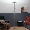 Piantana Led Con Luce Spot Da Lettura Dimmerabile Santo II Nichel Trio Lighting 86392507 Piantana Led Con Luce Spot Da Lettura Dimmerabile Santo II Nichel Trio Lighting 86392507