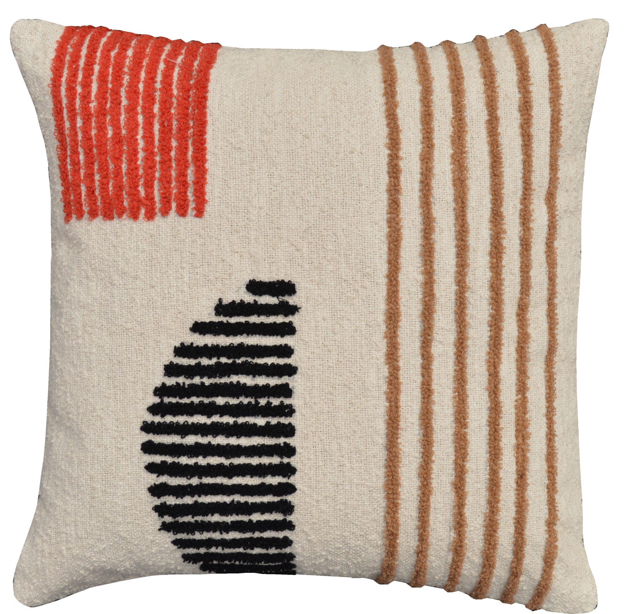 Cuscino con ricamo multicolore 50x30 cm Buren | Maisons du Monde Cuscino con ricamo multicolore 50x30 cm Buren | Maisons du Monde