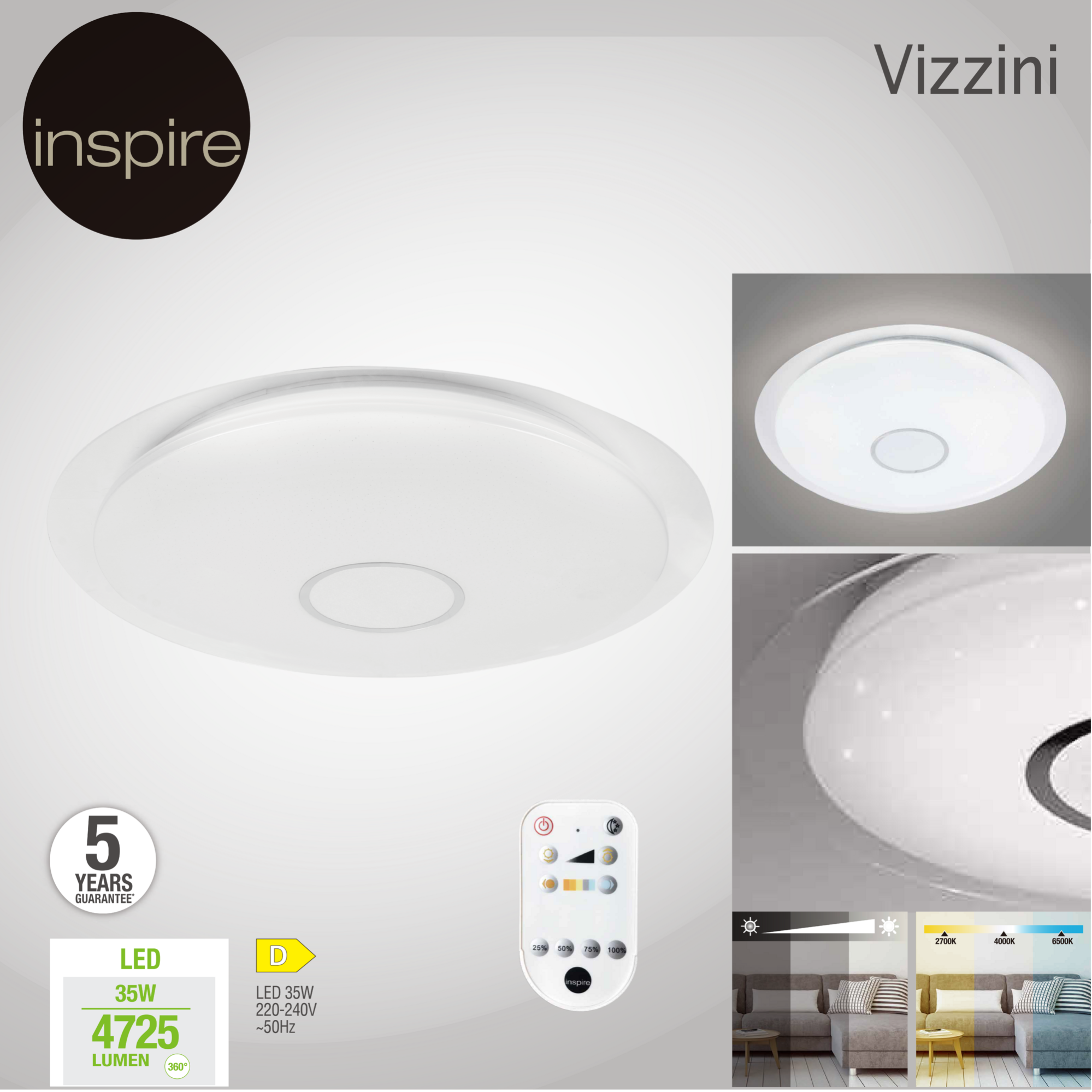 Homewerks 100163 - Specchio Da Bagno A LED Da 61 X 76 Cm, Senza Cornice