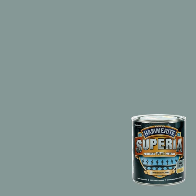 Hammerite Superia Smalto Metallo Antiruggine Interno E Esterno, Brillante Bianco, 750 Ml - Foto 11