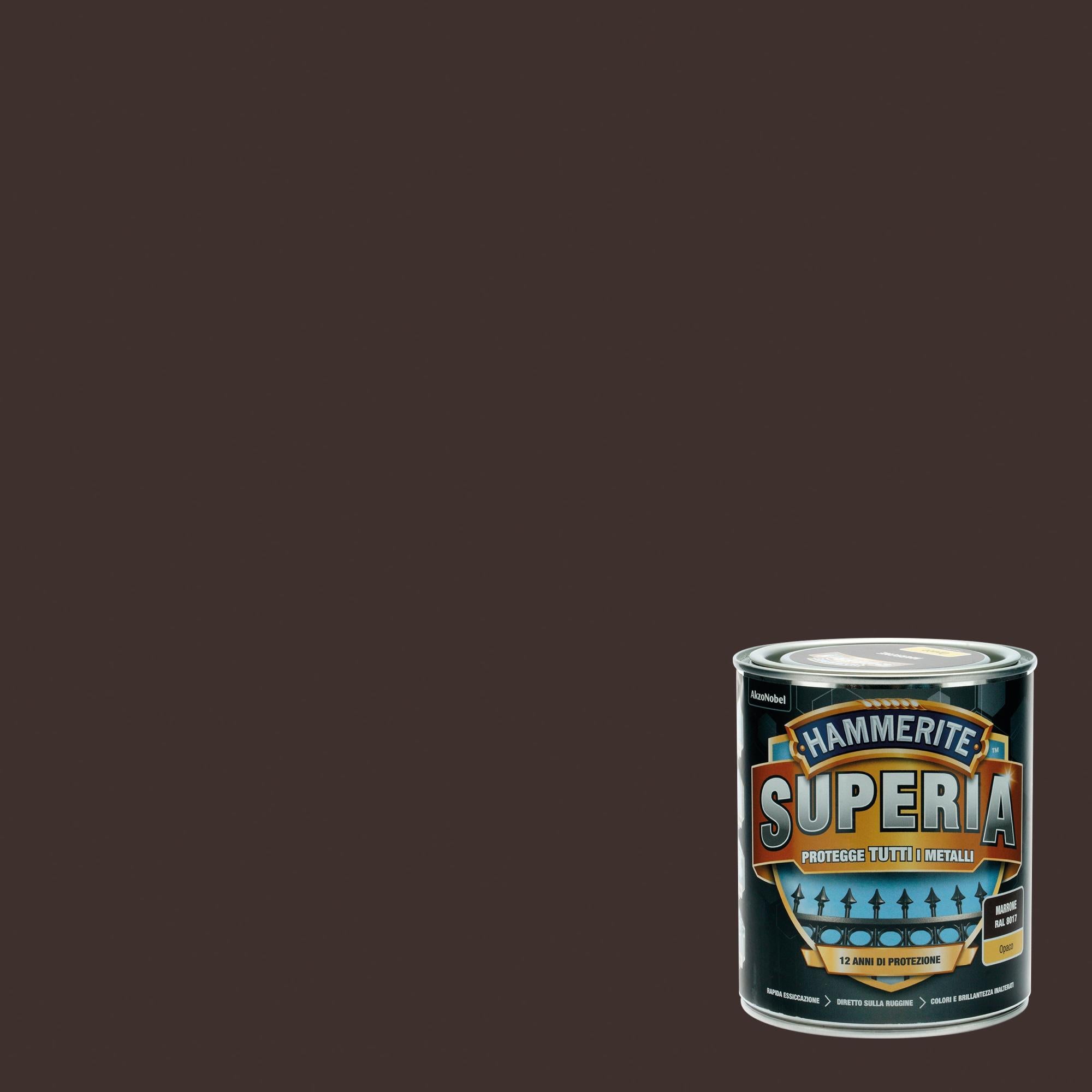 Peinture fer extérieur noir mat Hammerite Ultima 2.5 L
