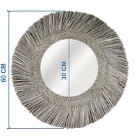 Specchio Da Parete Tondo Ø60cm In Oro - Design Elegante Per Camera E Soggiorno - Foto 1