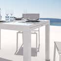 Sedia Regista In Alluminio E Textilene Bianco Playa - Set 2 Pezzi Sedia Regista In Alluminio E Textilene Bianco Playa - Set 2 Pezzi
