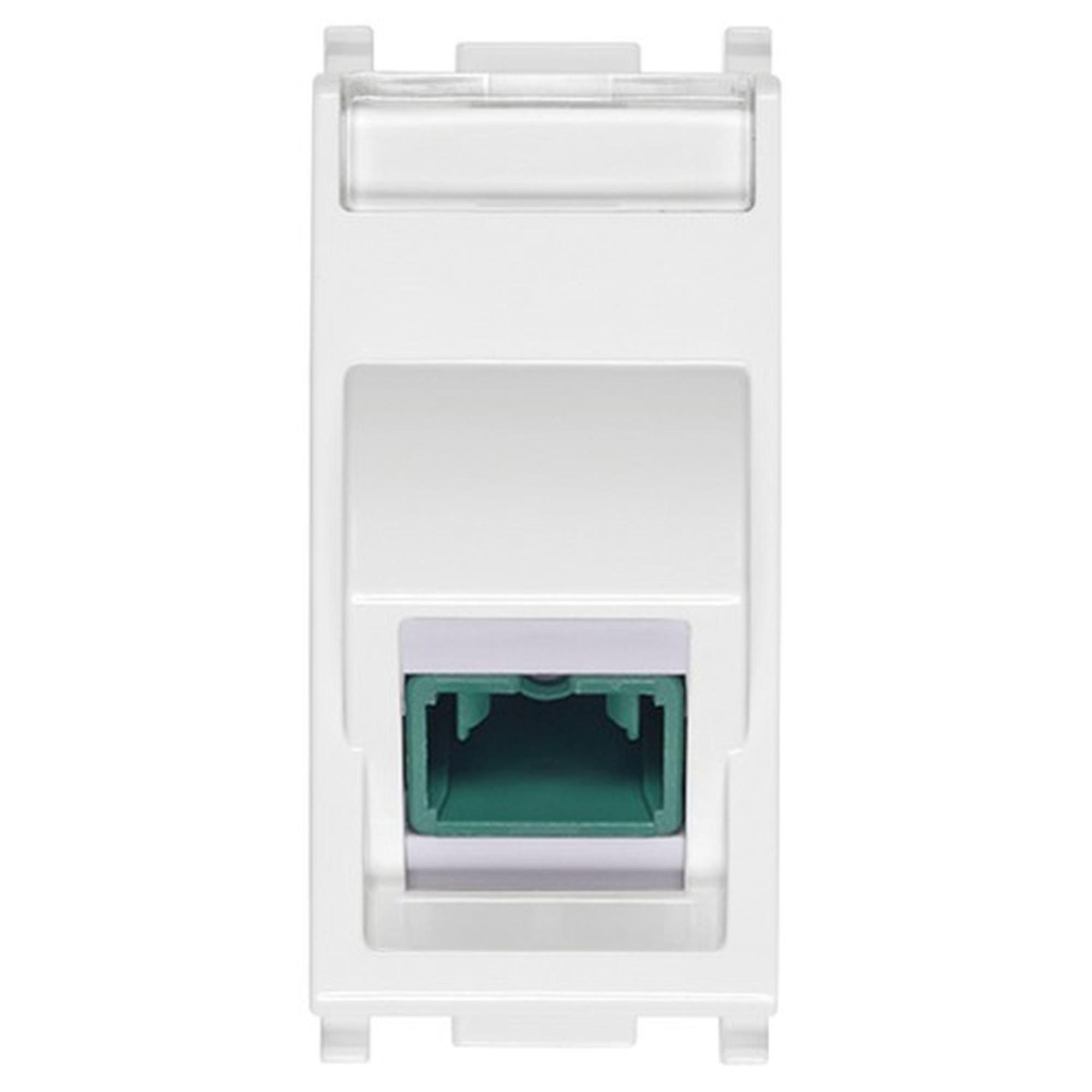 Legrand 98989 - Presa RJ45 Multimedia Componibile (Gigabit Ethernet) - Colore Bianco