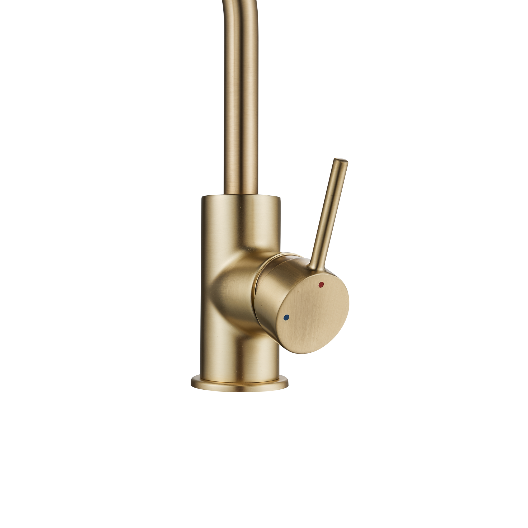 8 Rubinetto per lavabo a 3 fori in oro spazzolato diffuso con