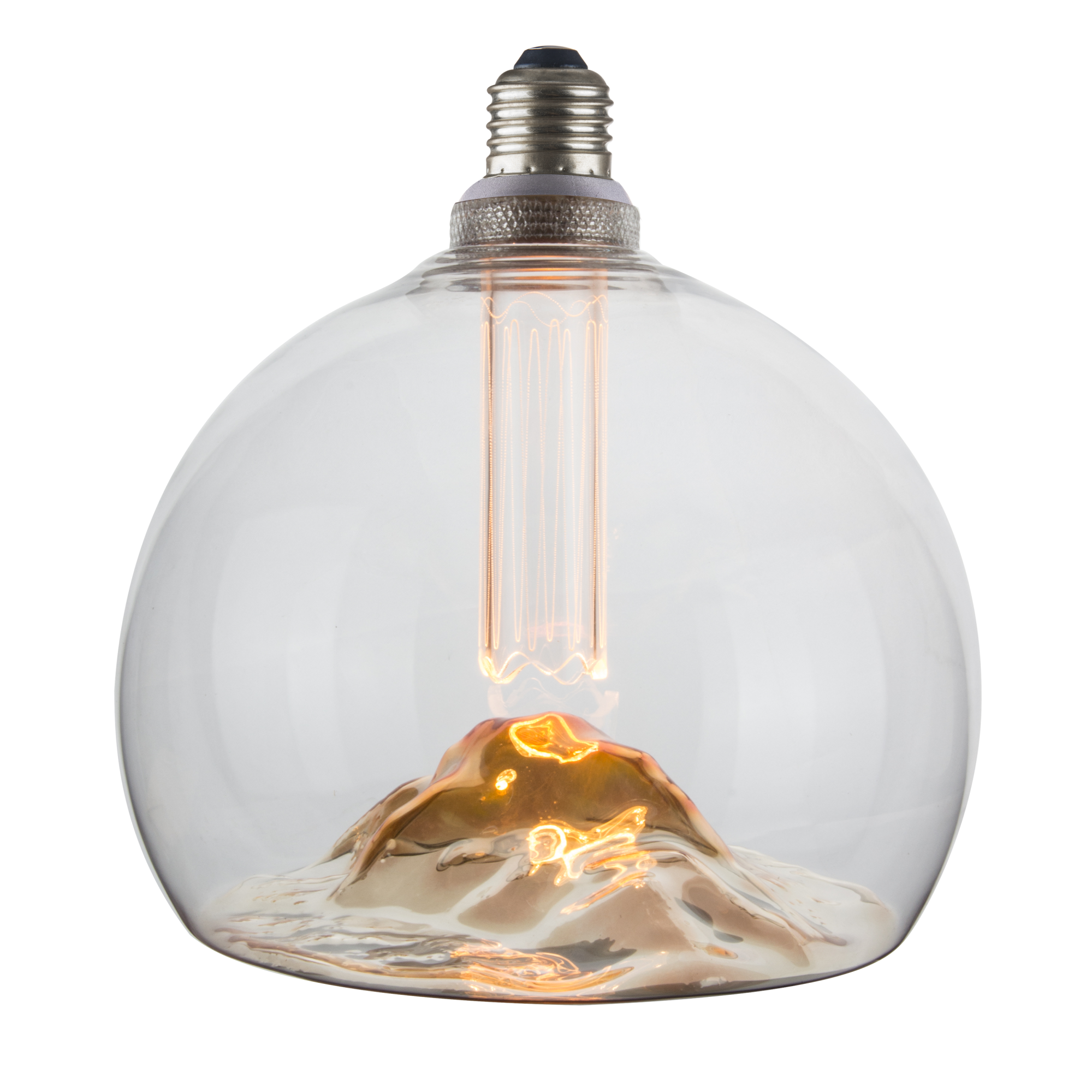 Set Di 4 Schiaccianoci Decorativi A LED – In PVC Trasparente, Luci Calde, Batterie Incluse, Per Natale E Decorazioni