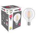 LEDSone Lampadina LED Edison dimmerabile 8W 450 lumen, forma globo G95, vetro trasparente, bianco caldo 2700K, luce di Natale, attacco standard E27 (10 LEDSone Lampadina LED Edison dimmerabile 8W 450 lumen, forma globo G95, vetro trasparente, bianco caldo 2700K, luce di Natale, attacco standard E27 (10