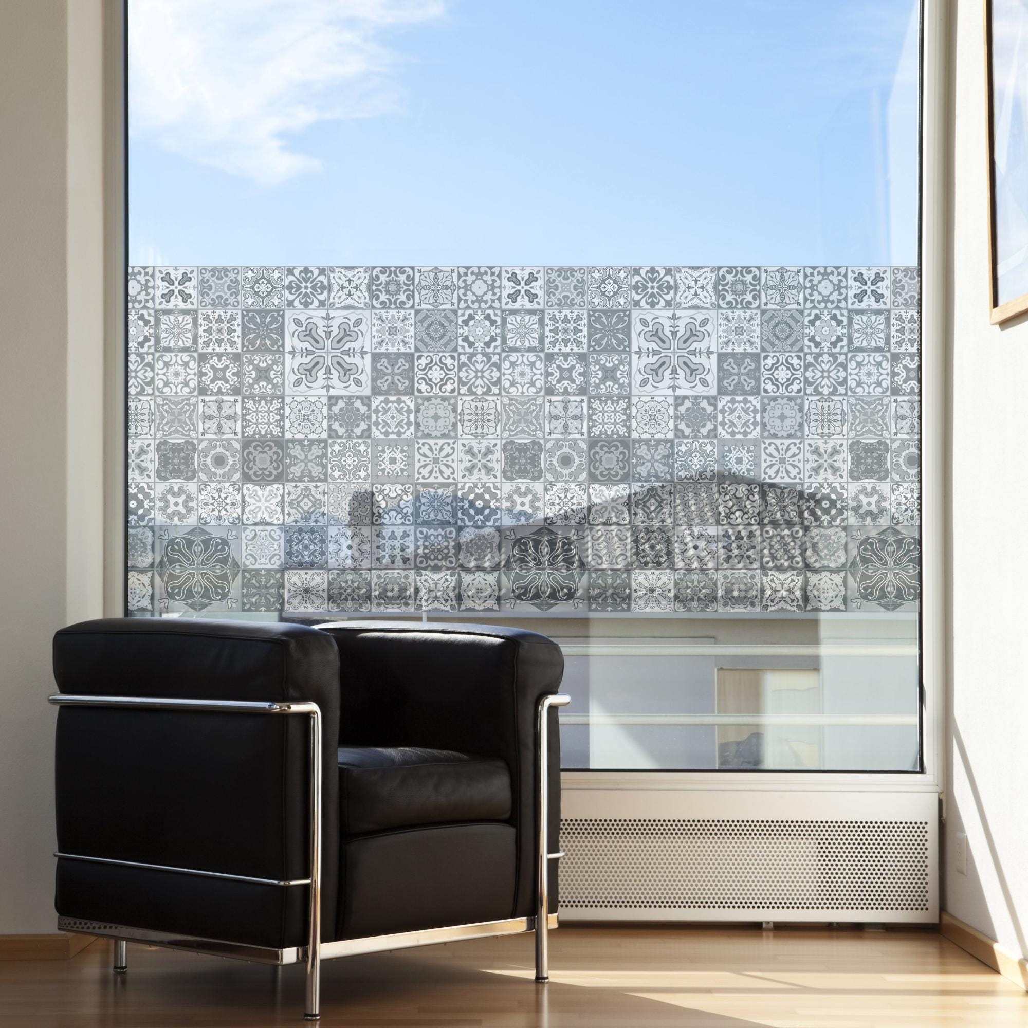 Pellicola adesiva per vetro Cementin grigio / argento 2x0.45 m