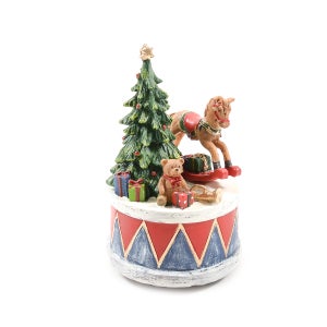 Figura natalizia multicolore Carillon palla di neve L 30 x P 25 x H 32 cm