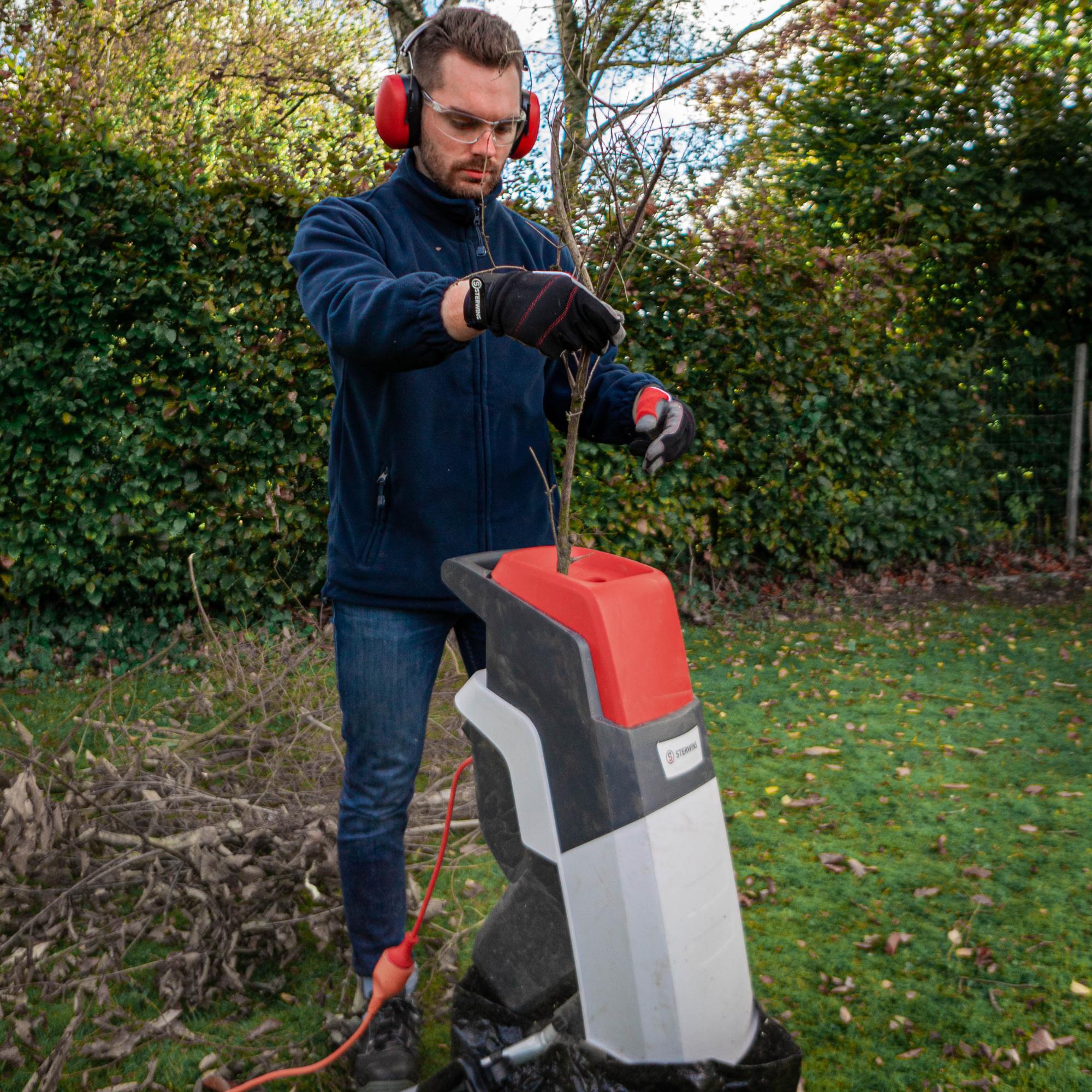 Biotrituratore Elettrico Engindot 2800W - Tritura Rami 45mm Silenzioso 60L - Foto 2