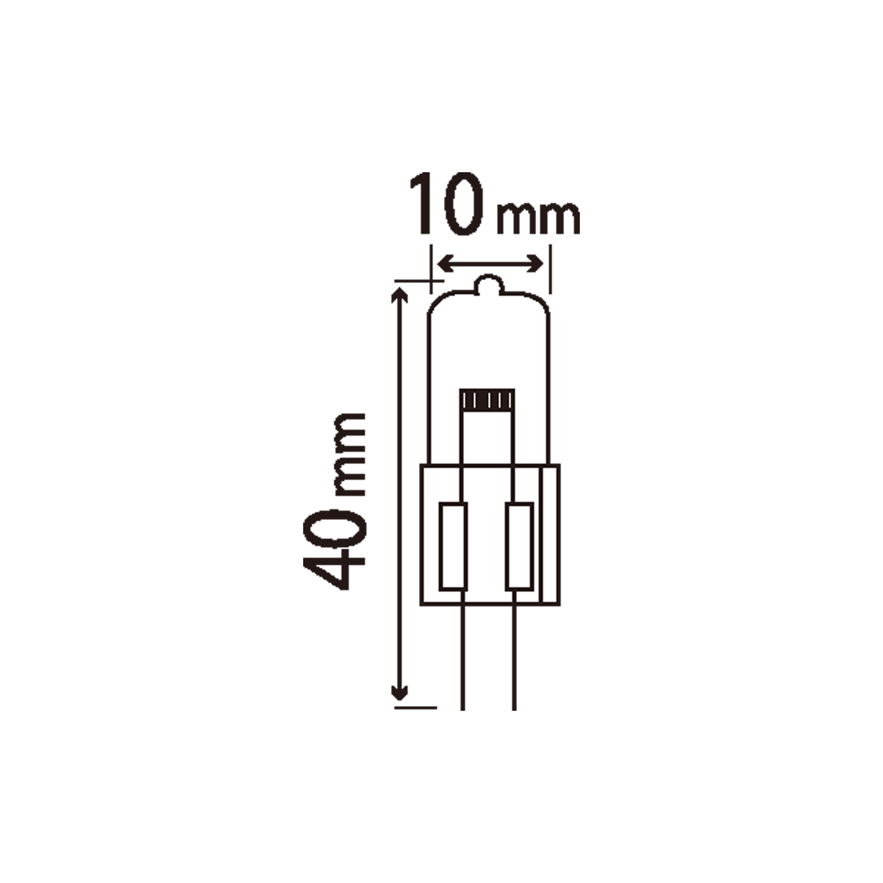 Lampadina Lampada Alogena Gy Specifico Smerigliato Luce Calda W Lm Equiv W