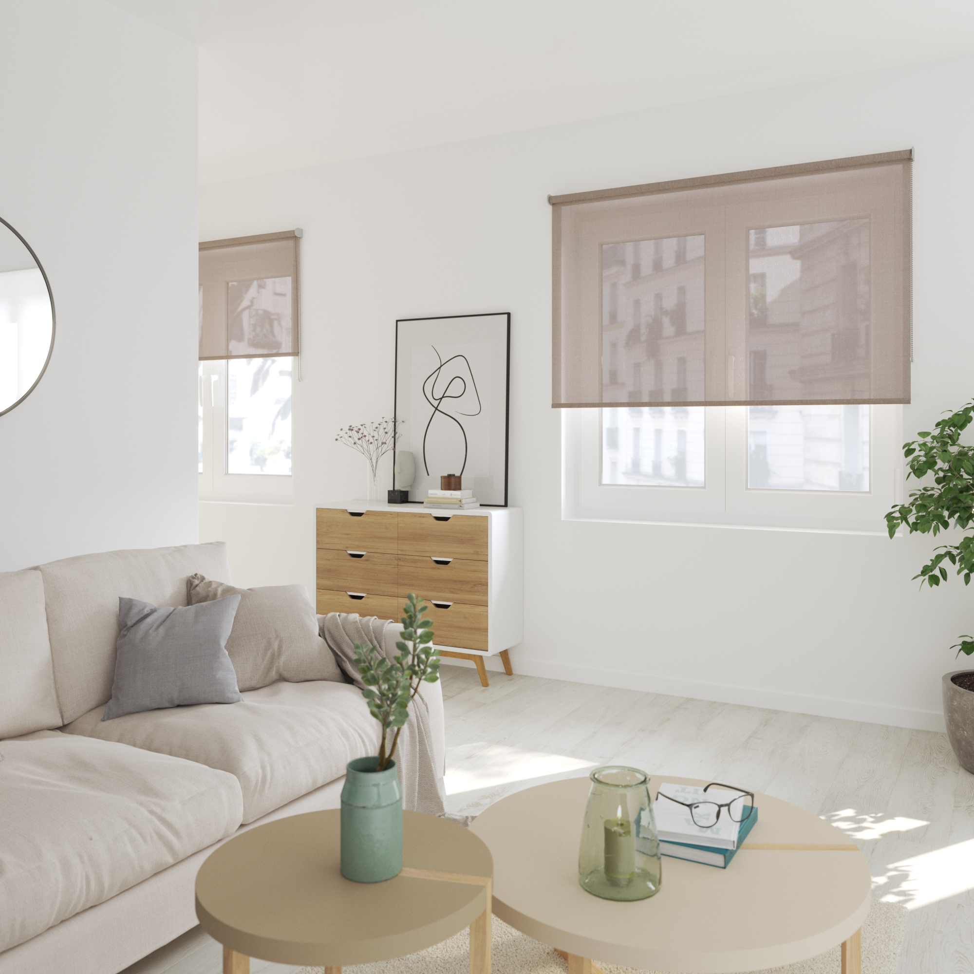 Lovely Casa Tenda Modello Notte – 135x250 Cm, 100% Poliestere Opaco, Con 8 Occhielli