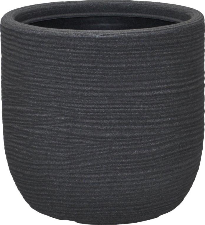 Vaso da fiori Moss ECO, riciclabile, antracite