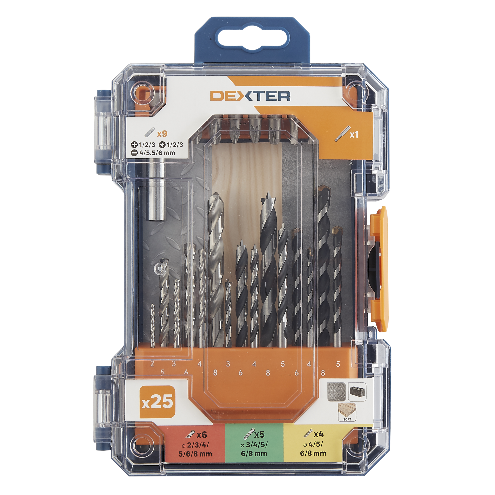 Metabo Set 35 Punte Per Trapano E Custodia Arrotolabile – 16 Punte S2 25mm, 6 Punte S2 89mm, Portainserto Magnetico