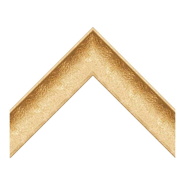 Cornice rettangolare in legno, Francesina oro, 50x70 cm.