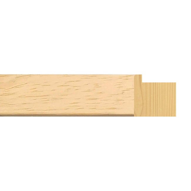 Asta per cornice Stefy in legno grezzo naturale 3 cm