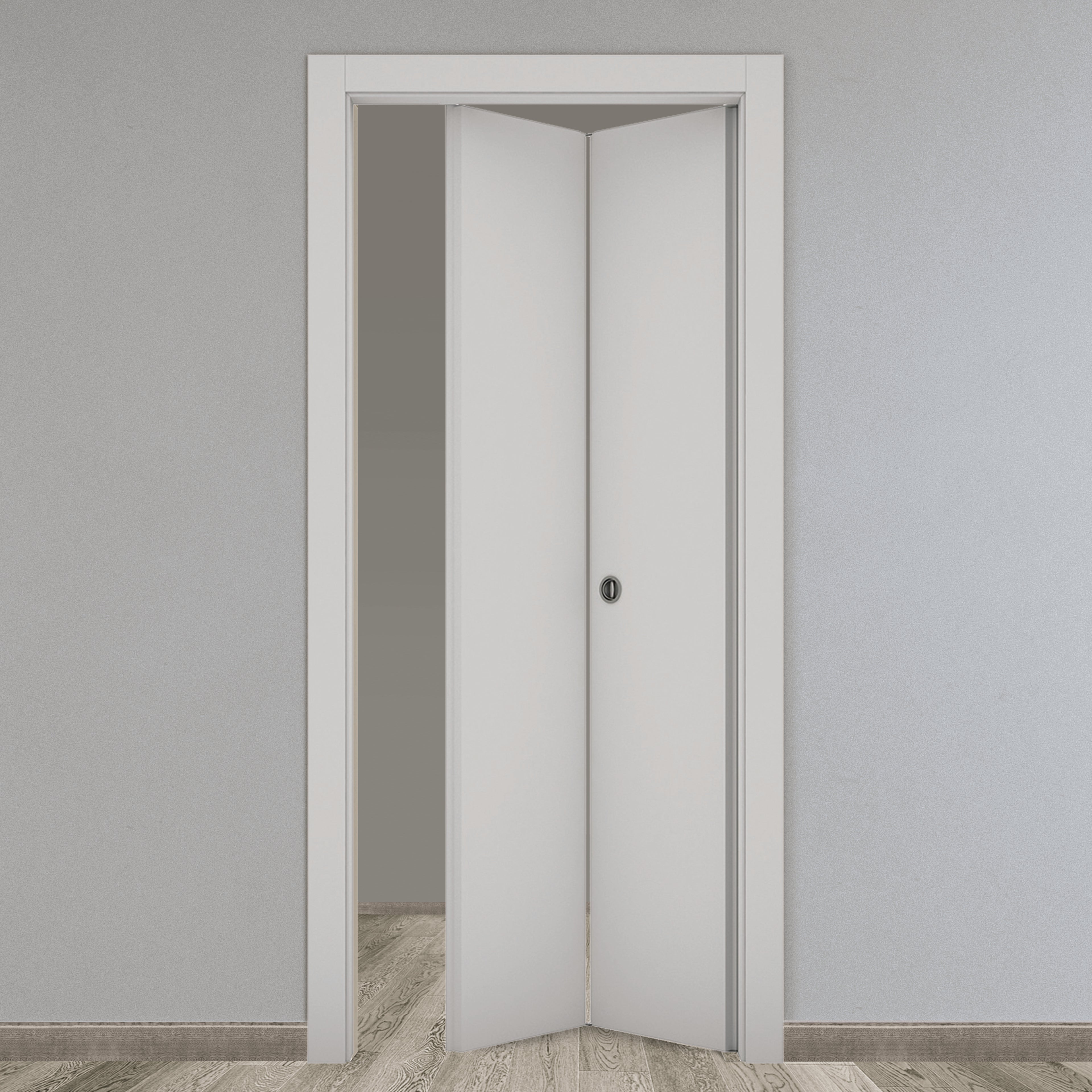 Porta pieghevole a libro simmetrica Gray Elm olmo grigio L 70 x H 210 cm  destra nel 2023