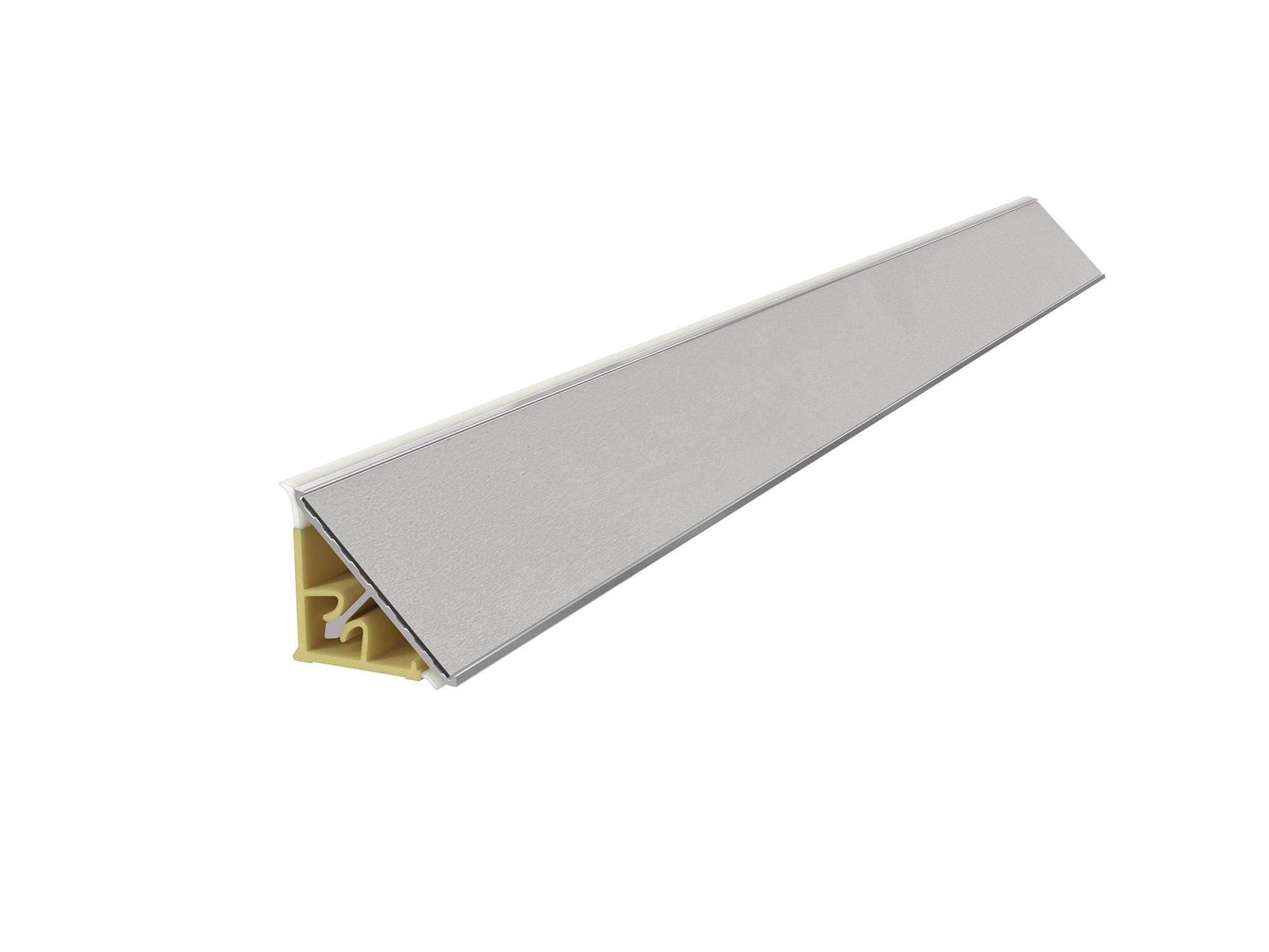 Alzatina alluminio spessore 2,5 H.8 cm