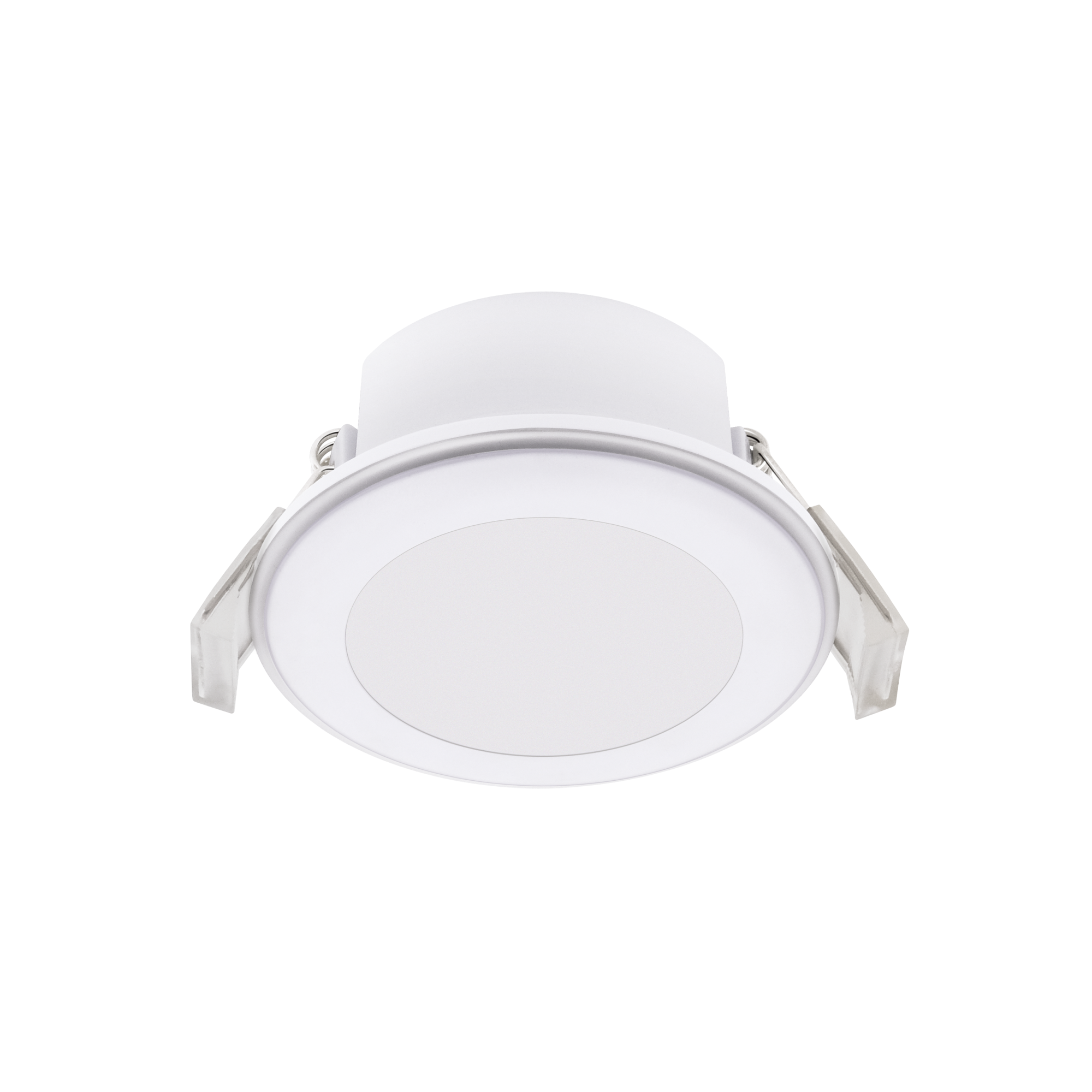 Faretto da incasso LED 24W rotondo extra piatto bianco caldo 3000K