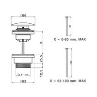 Tappo Di Scarico Per Vasca Da Bagno KZQ, Tappo Di Scarico Per Lavandino Del Bagno Da 70 Mm Tappo Di Ricambio A Scomparsa Per Vasca Da Bagno 88865114 Tappo Di Scarico Per Vasca Da Bagno KZQ, Tappo Di Scarico Per Lavandino Del Bagno Da 70 Mm Tappo Di Ricambio A Scomparsa Per Vasca Da Bagno 88865114