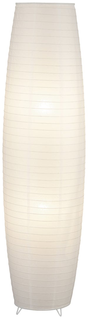 Lampada da terra Becca bianco, in carta, H 125 cm, E27 2xBRILLIANT