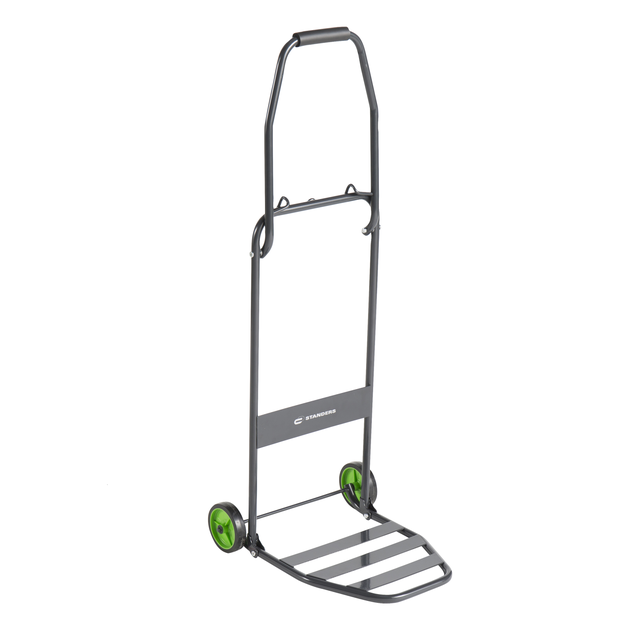Rolson 42525 Carrello Pieghevole Per Bagagli – Leggero Con Manico Telescopico, Capacità 25 Kg, Compatto Da Chiuso 43 Cm, Ideale Per Viaggi
