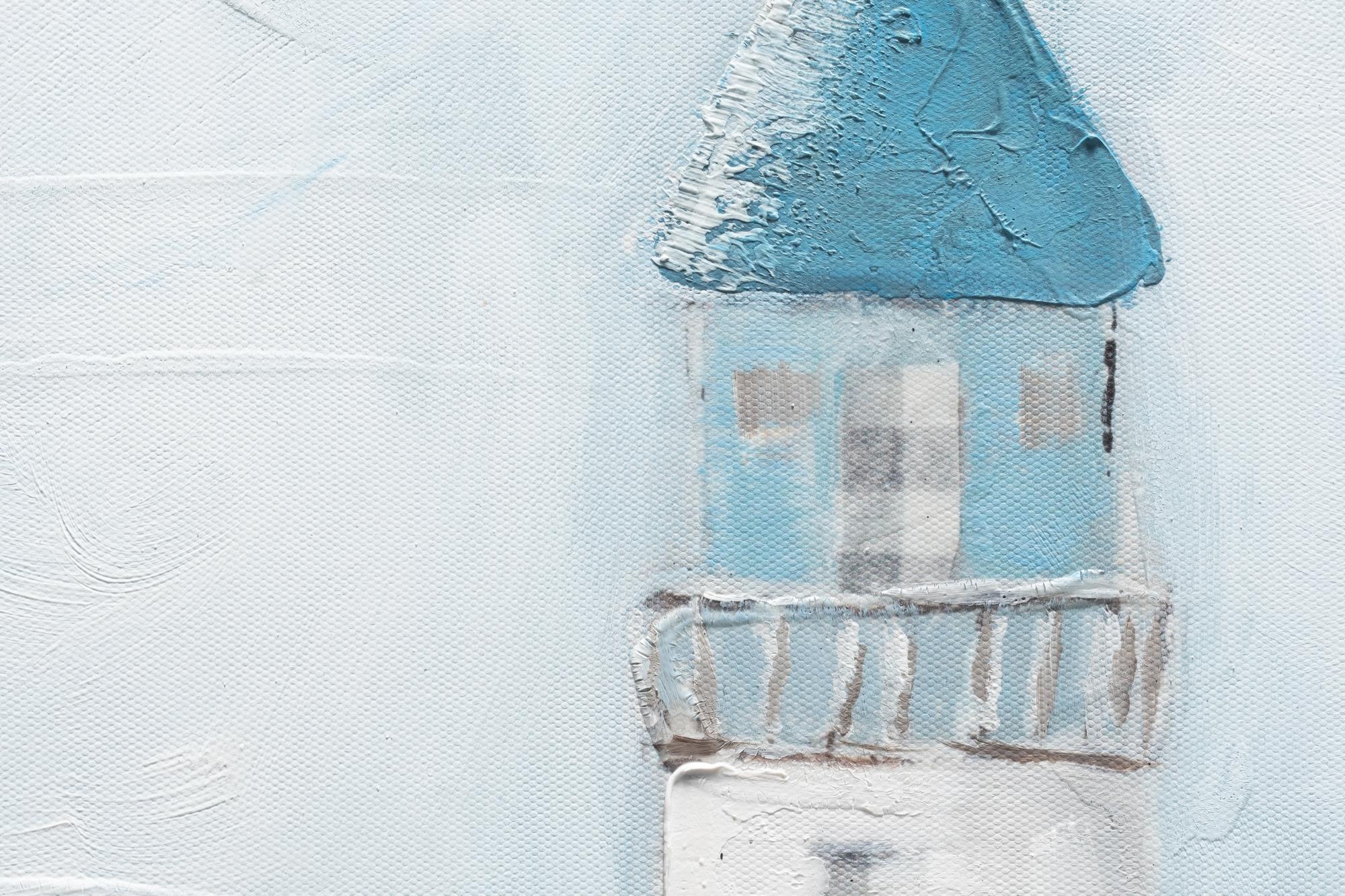 Kit Ricamo Punto Croce Distrifil - Tela 30x40cm, Modello Faro 22x33cm, Filo Cotone - Foto 3