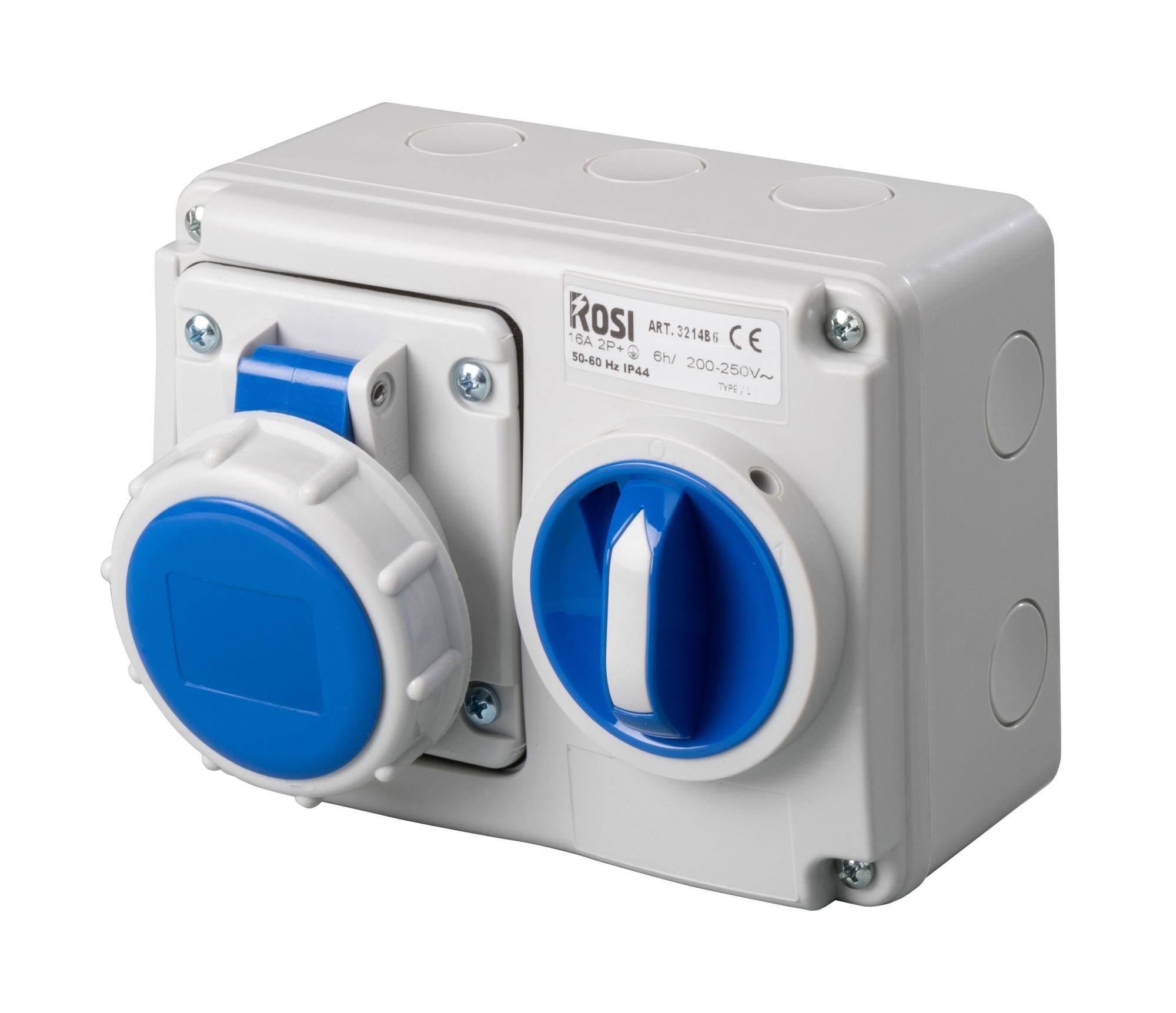 PRESA INTERBLOCCATA PORTAFUSIB DA PARETE 3P T 32A 380V-415V IP55 ILME KI3264IB5 - LADOGANA GROUP SRL