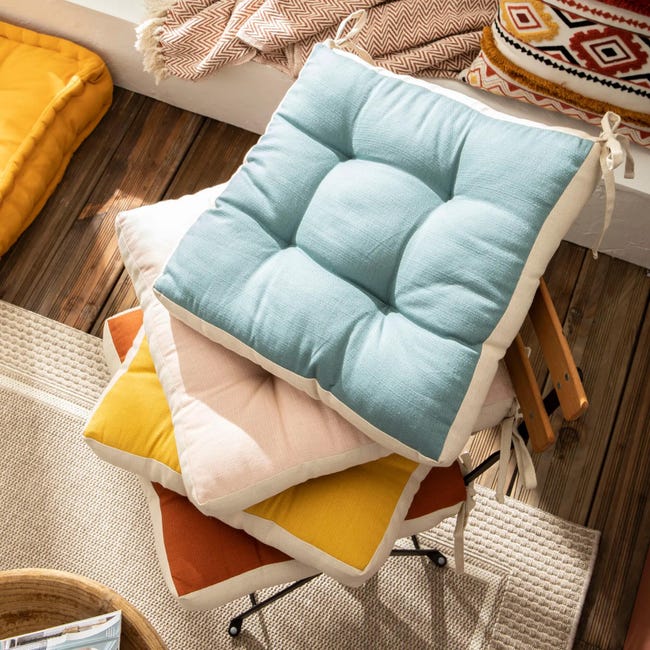 Cuscino per sedia INSPIRE marrone 40 x 40 x Sp 7 cm