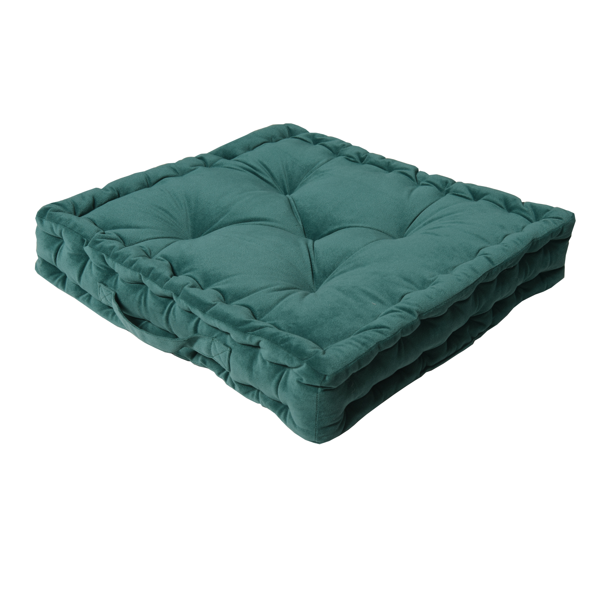Cuscino Pavimento In Cotone Blu Navy 43x43 Cm – Morbido, Versatile Per Seduta O Relax In Casa
