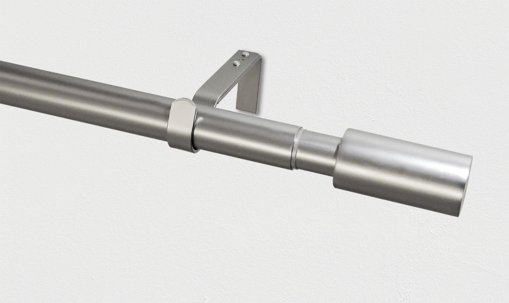 Kit Bastone Per Tende 25mm In Metallo - Montaggio A Soffitto 240cm - Foto 4