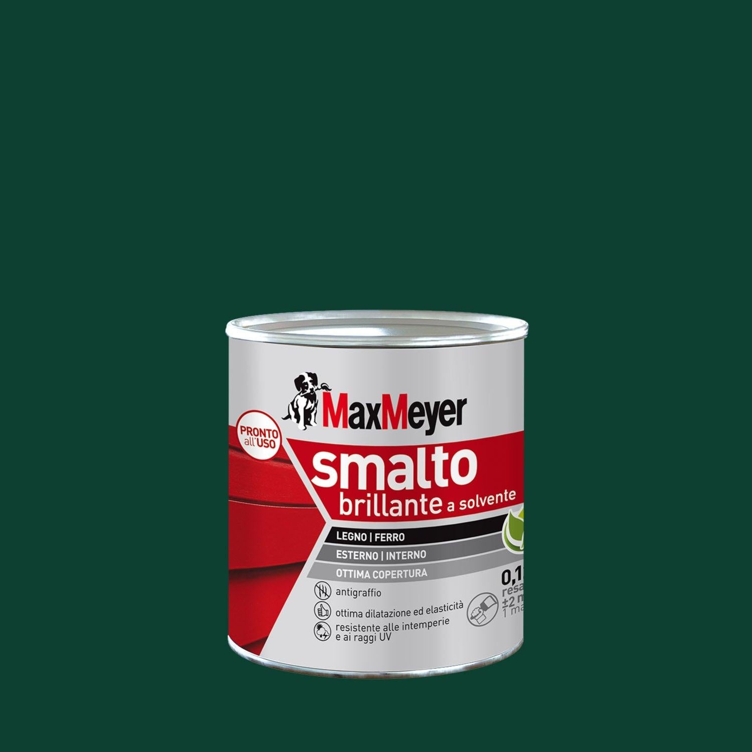 Smalto MAX MEYER base solvente verde muschio r6005 0.125 L | Leroy Merlin