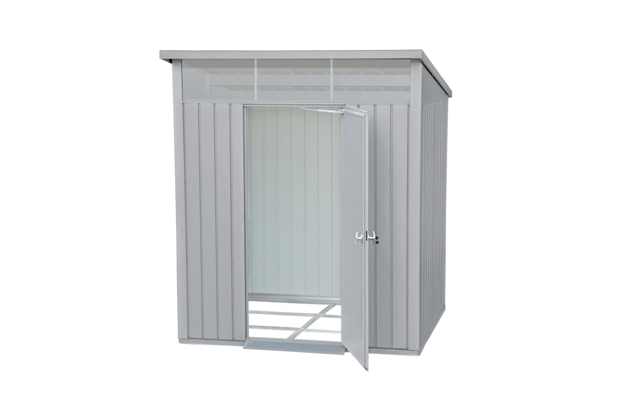 Casetta Da Giardino In Metallo 263x180x231 Cm - Armadio Esterno Per Attrezzi, Colore Antracite - Foto 6