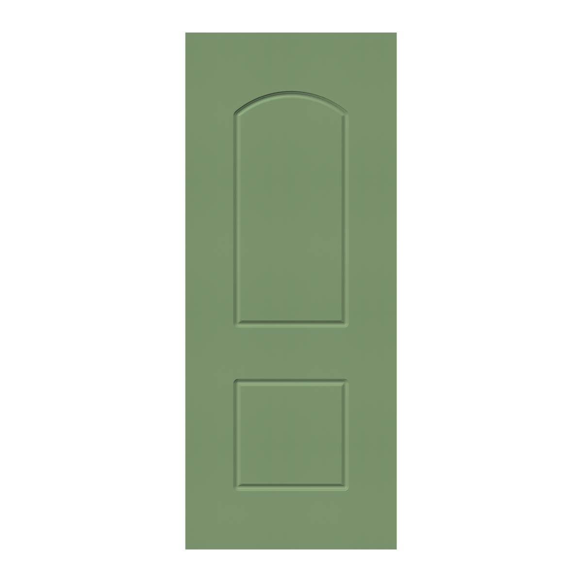 Pannello Per Porta D'ingresso P043 Pellicolato Pvc Verde L 92 X H 210.5 Cm, Sp 6 Mm Apertura - Foto 3