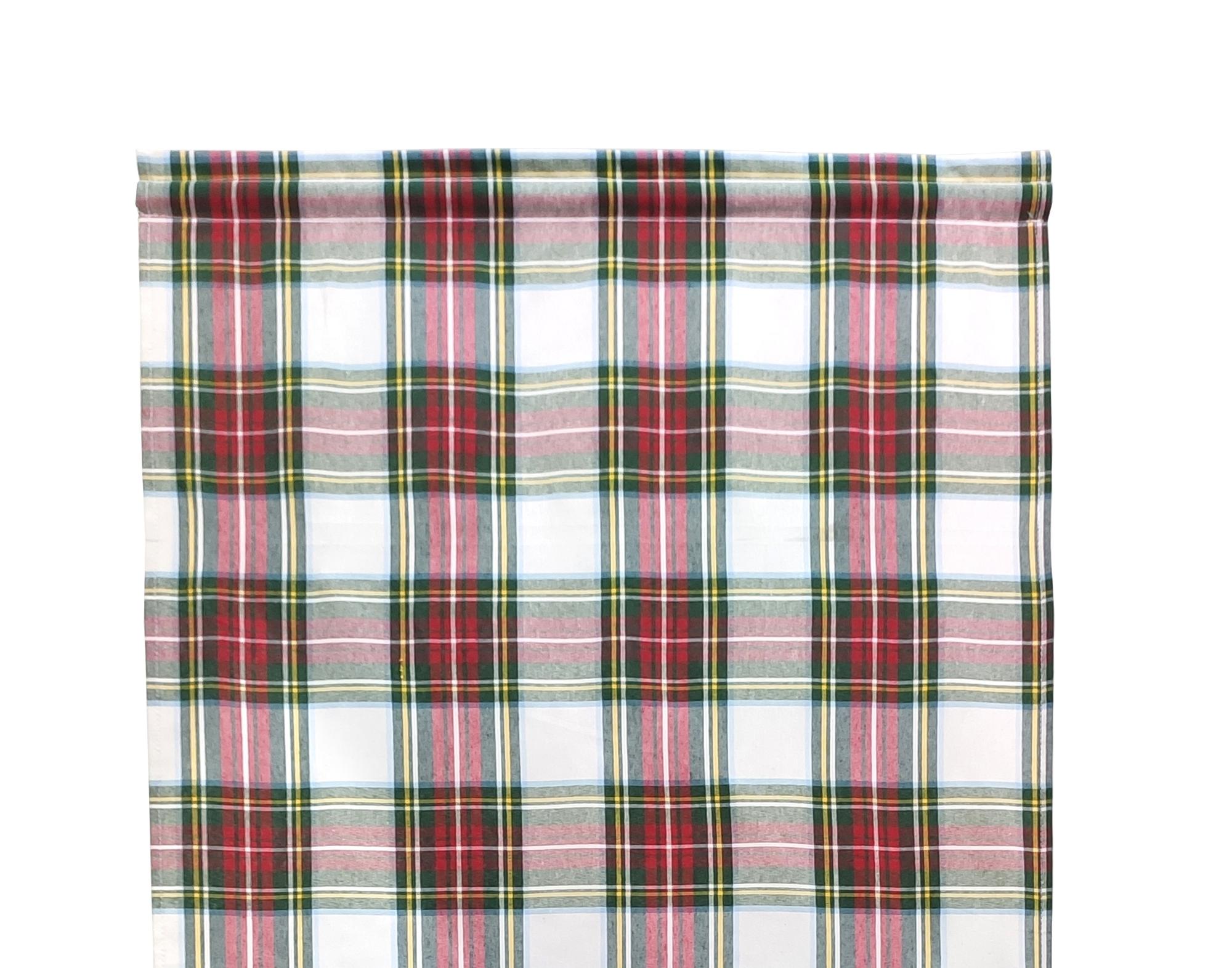 Papillon Uomo King & Priory Tartan: Classico Disegno Scozzese Bianco E Rosso, Regolabile